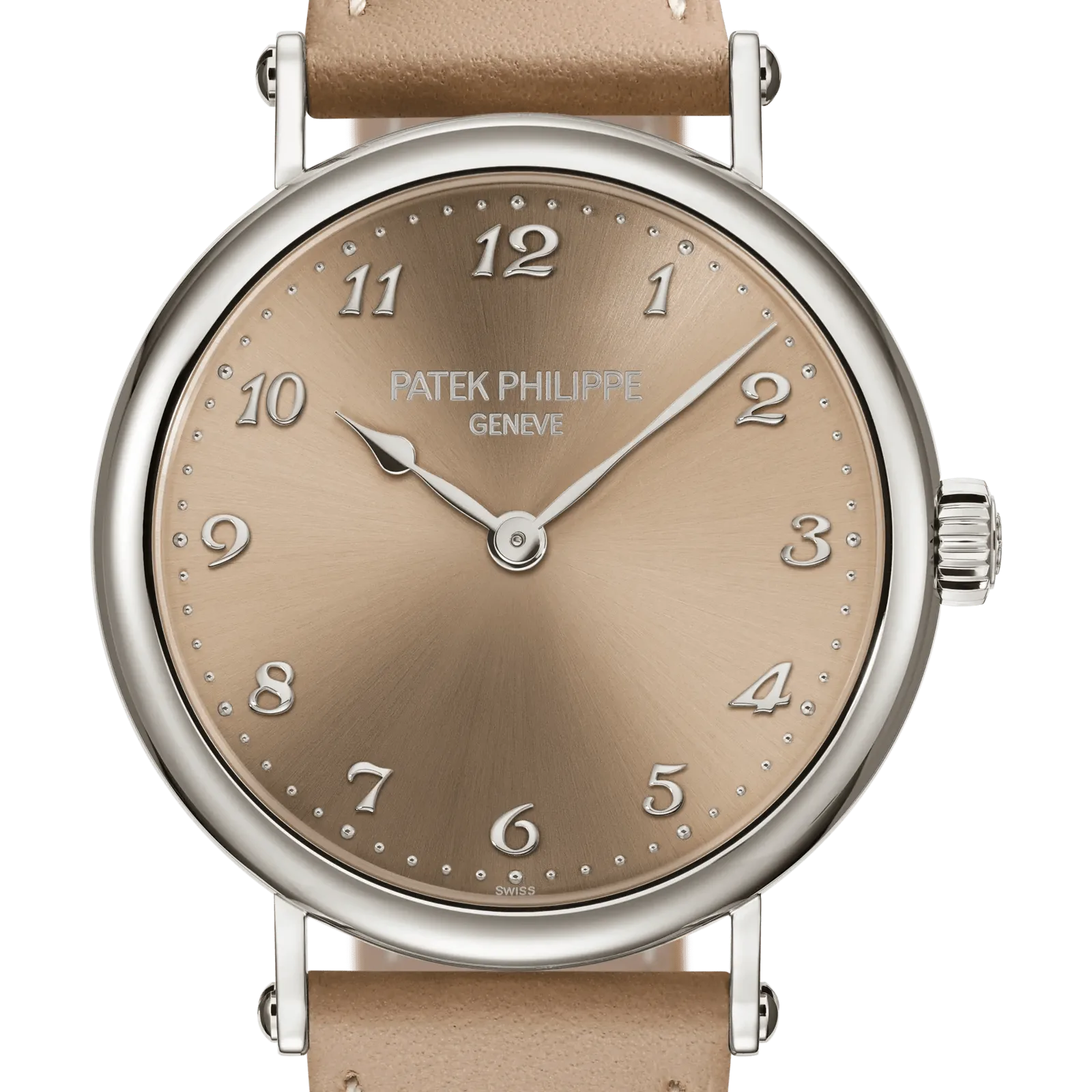 Patek Philippe Calatrava 7200/50G, reference 7200/50G-001, beige dial, white gold case