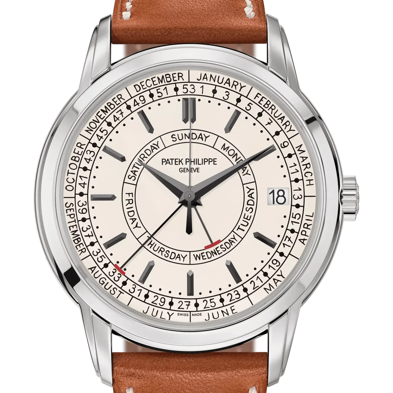 Patek Philippe Calatrava Weekly Calendar, reference 5212A-001, stainless steel case