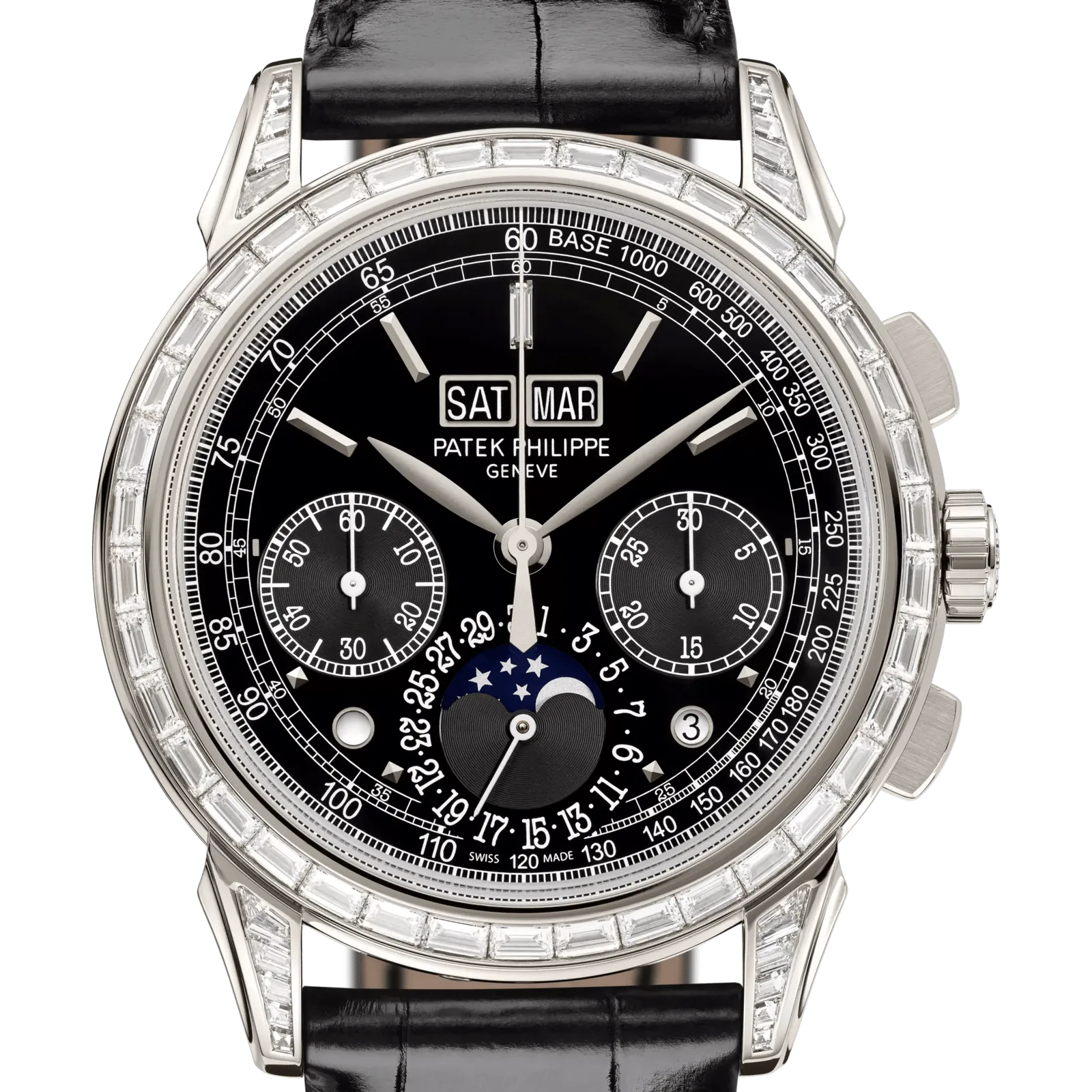 Patek Philippe Grand Complications 5271P-010, reference 5271P-010, black dial, platinum case