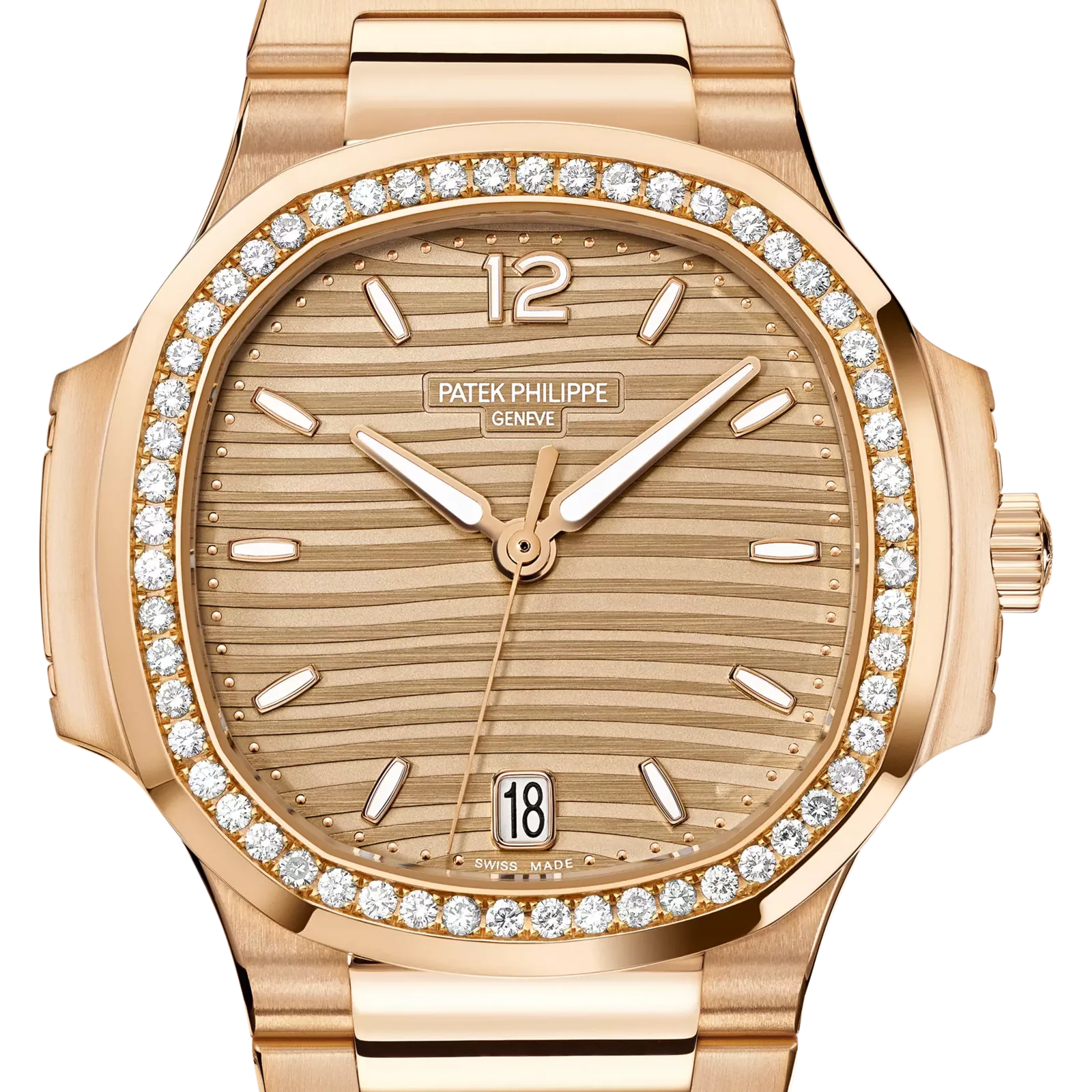 Patek Philippe Nautilus 7118/1200R, reference 7118/1200R-010, brown dial, rose gold case