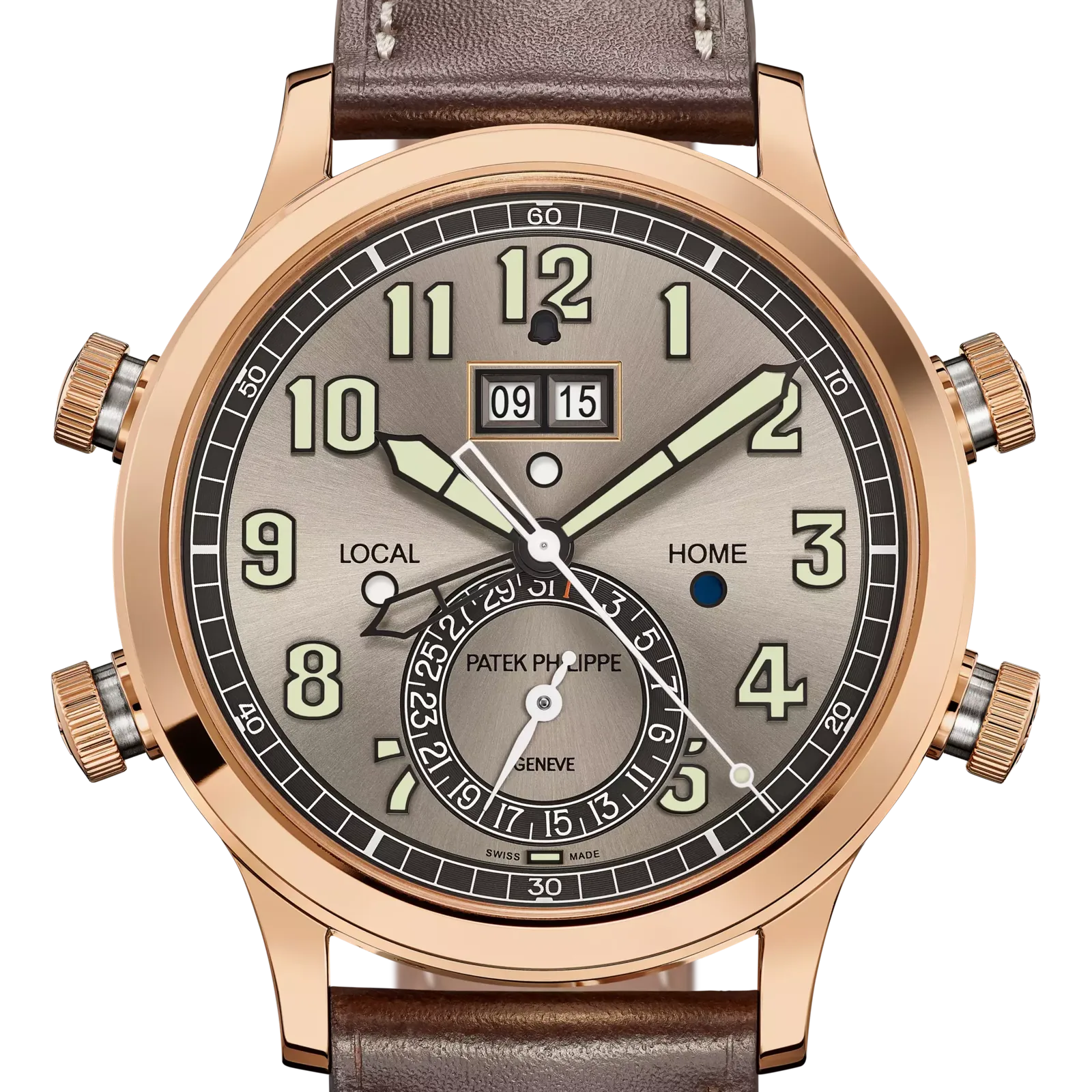 Patek Philippe Grand Complications 5520RG, reference 5520RG-001, grey dial, rose gold and white gold case