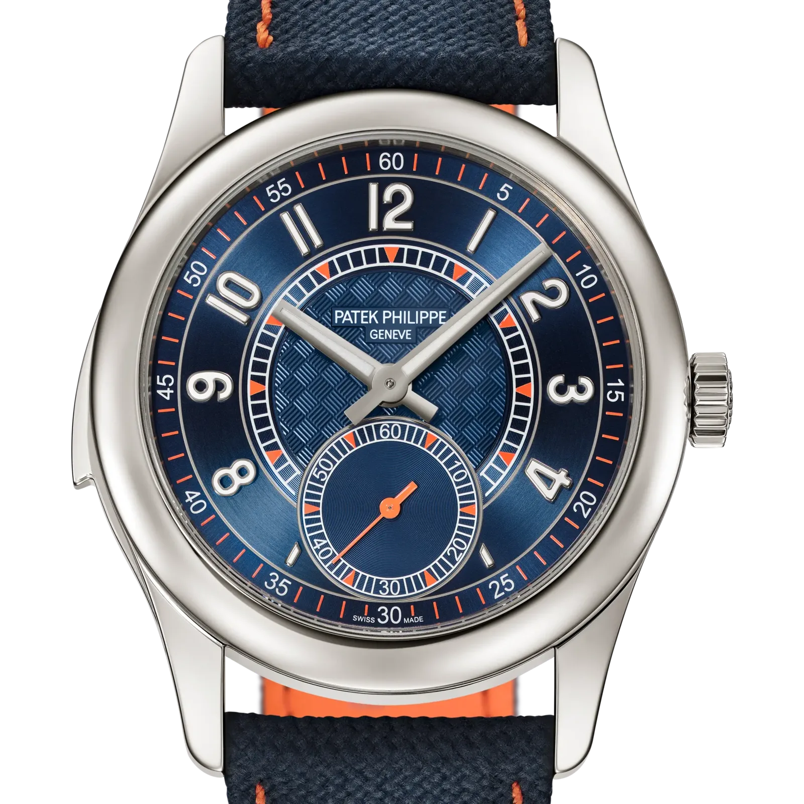 Patek Philippe Minute Repeater, reference 7047G-001, blue dial, white gold case