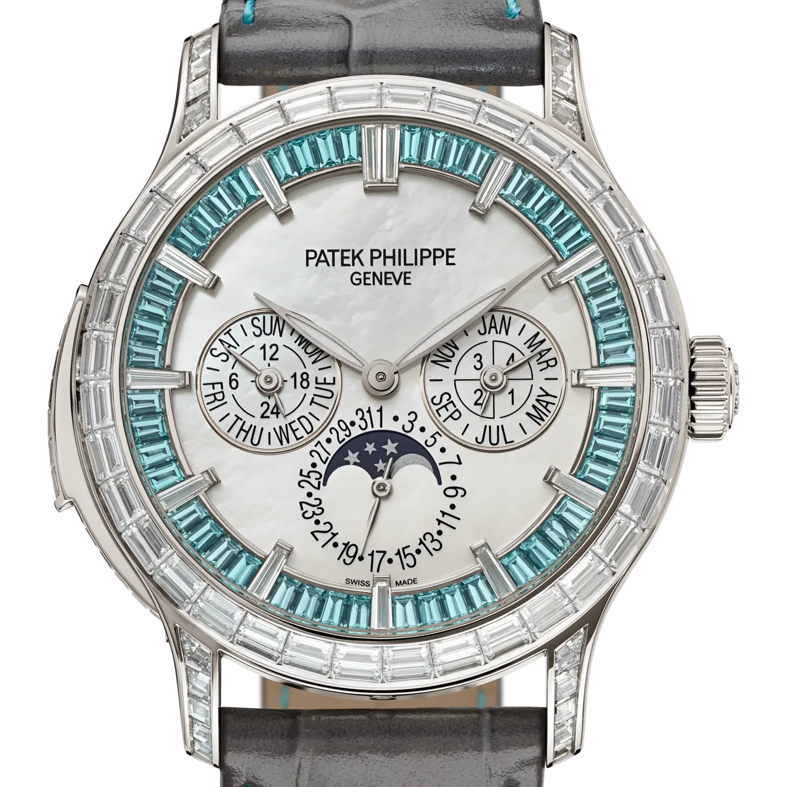 Patek Philippe Grand Complications 5374/400P-001, reference 5374/400P-001, white dial, platinum case