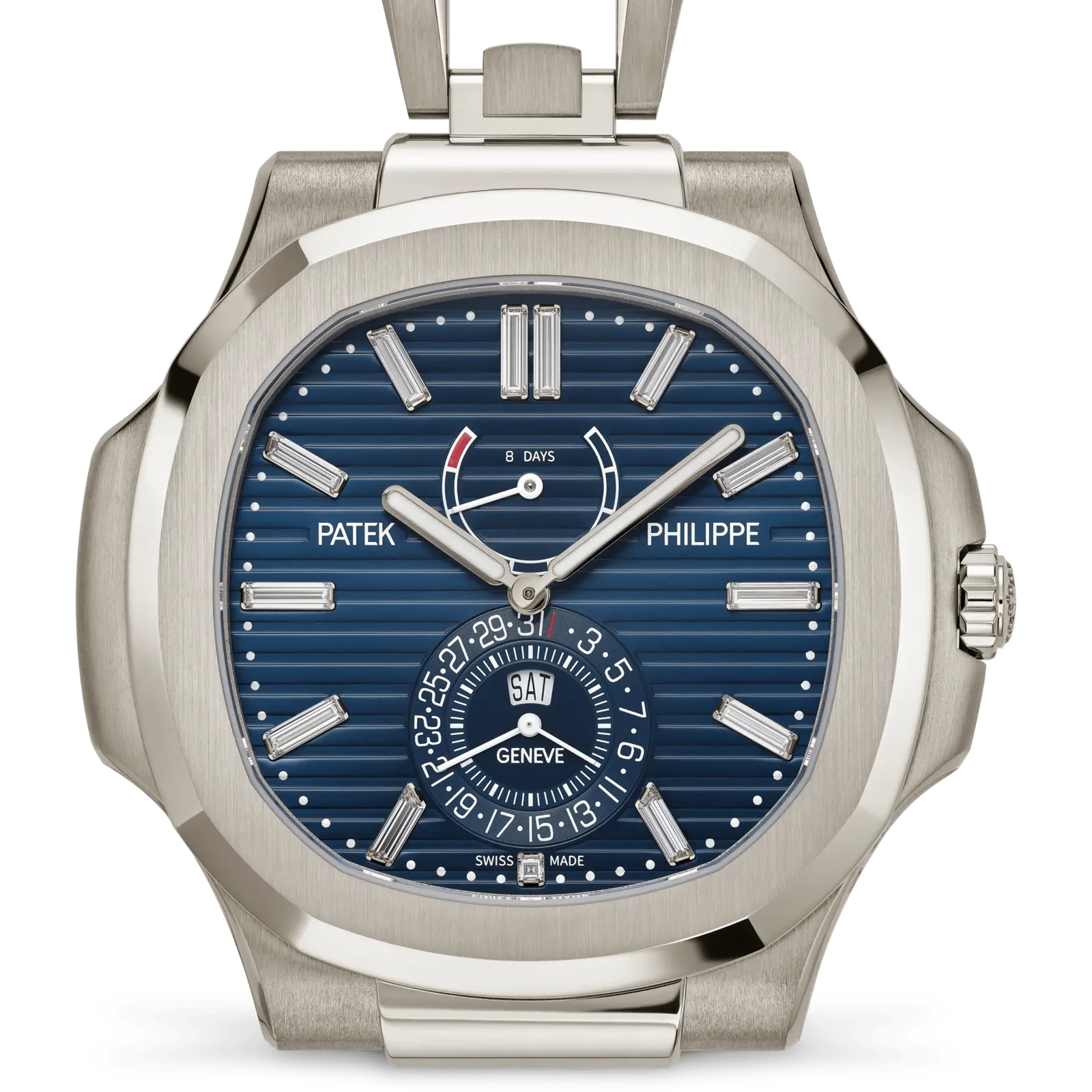 Patek Philippe Nautilus 958G-001, reference 958G-001, blue dial, white gold case