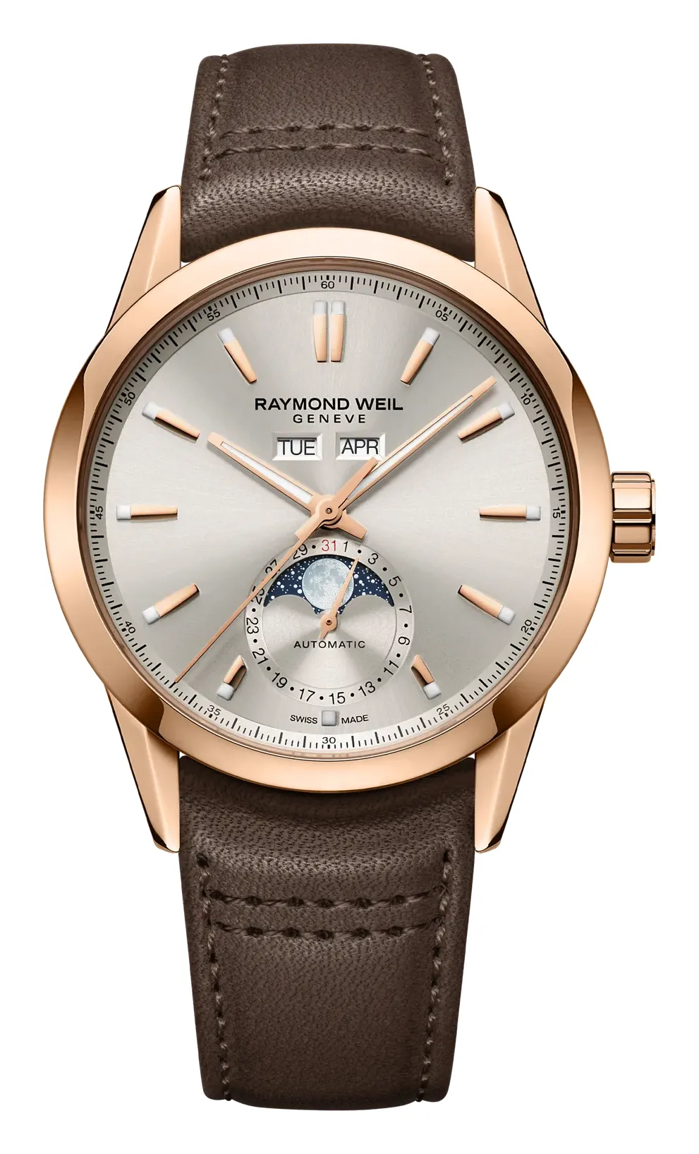 Raymond Weil Freelancer 40 mm 2766, reference 2766-PC5-64001, white dial, stainless steel case
