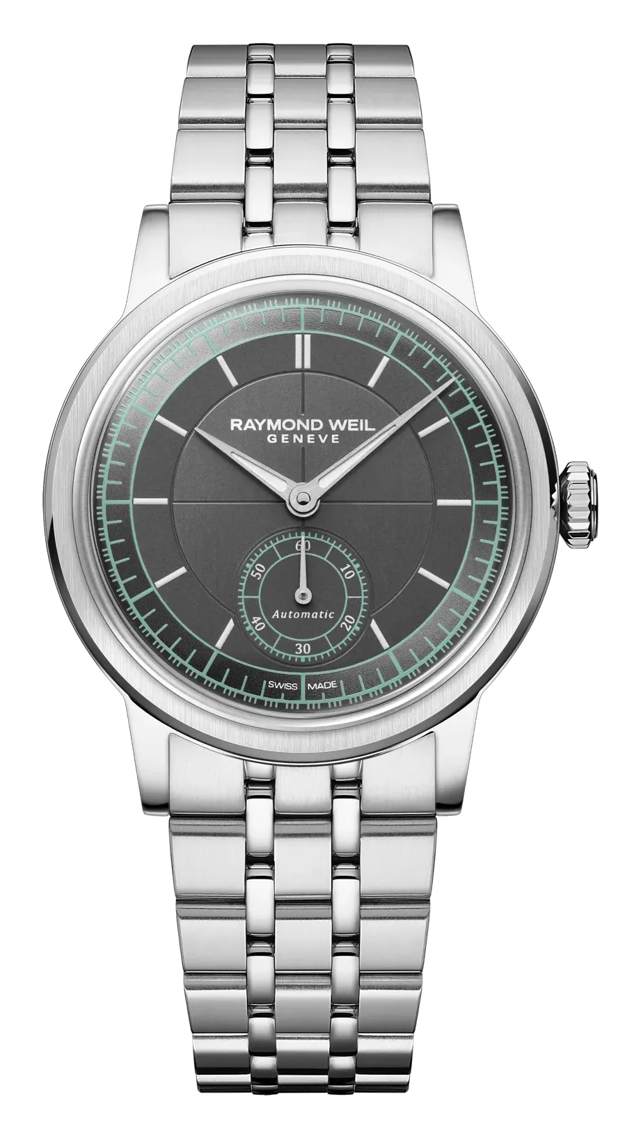 Raymond Weil Millesime 35 mm 2130, reference 2130-ST-60521, grey dial, stainless steel case
