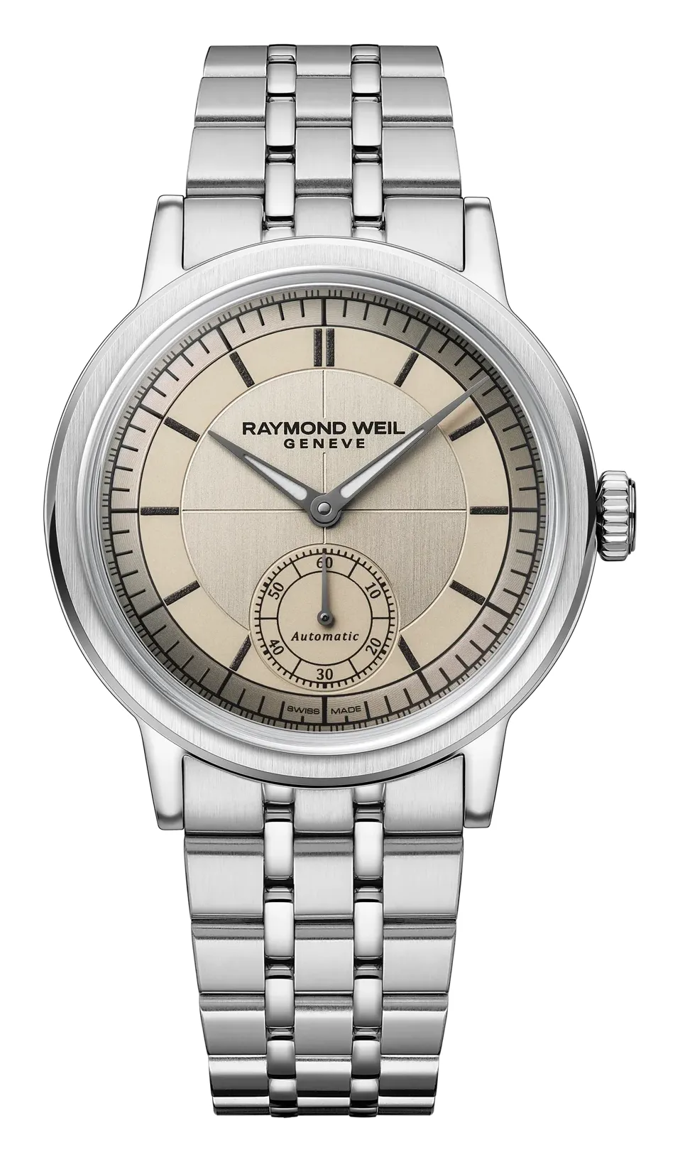 Raymond Weil Millesime 39 mm 2930, reference 2930-ST-11001, champagne dial, stainless steel case
