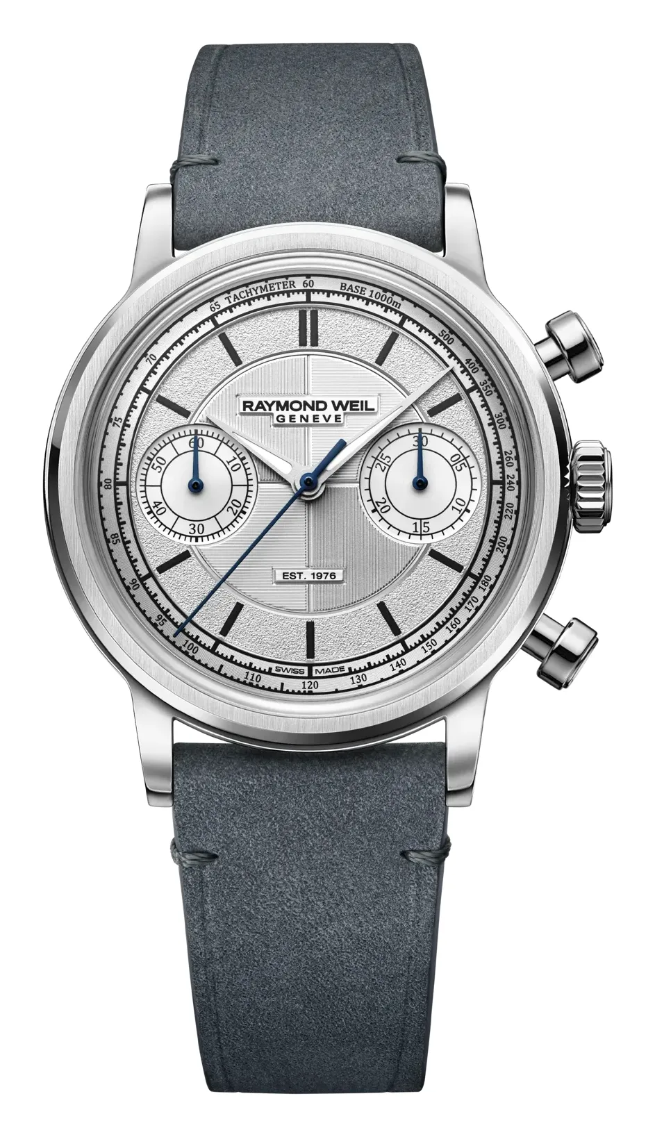 Raymond Weil Millesime 37 mm 1976, reference 1976-SGC-65001, stainless steel case
