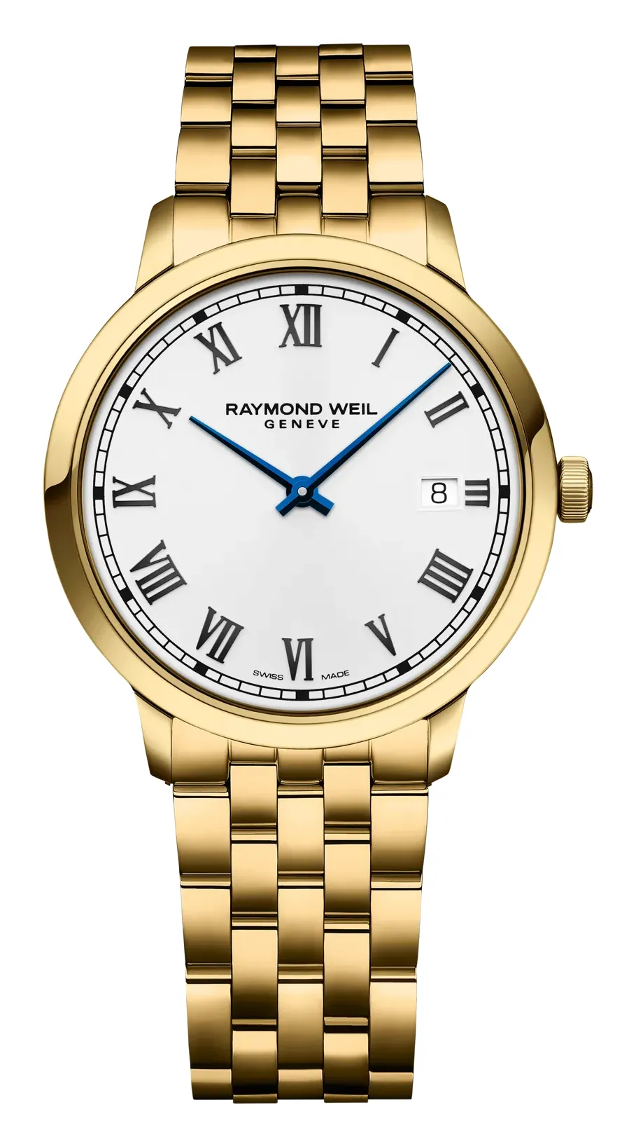 Raymond Weil Toccata 39 mm 5485, reference 5485-P-00359, white dial, stainless steel case