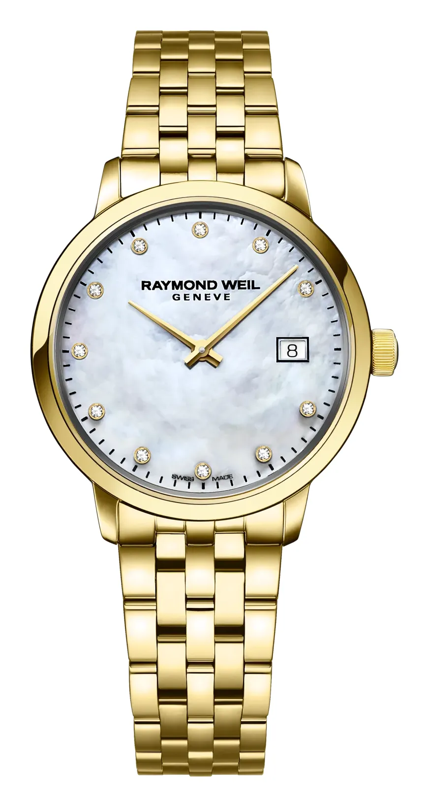 Raymond Weil Toccata 29 mm 5985, reference 5985-P-97081, white dial, stainless steel case