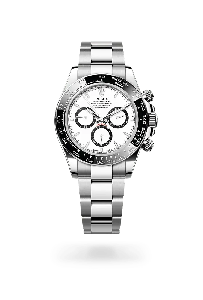 Rolex Cosmograph Daytona 126500LN, reference 126500LN-0001, white dial, stainless steel case