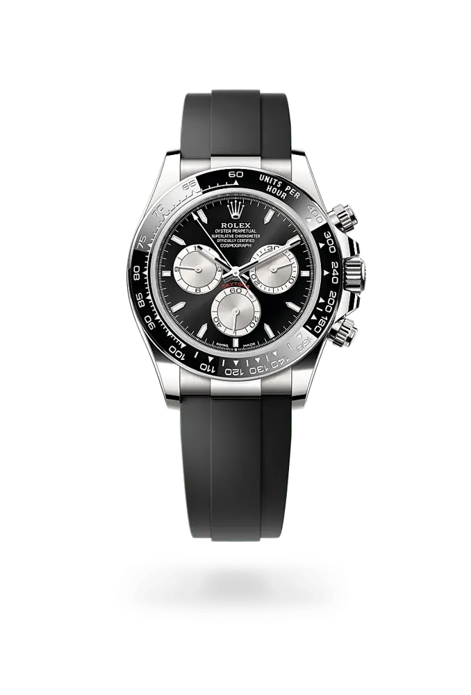 Rolex Cosmograph Daytona 126519LN, reference 126519LN-0002, black dial, white gold case