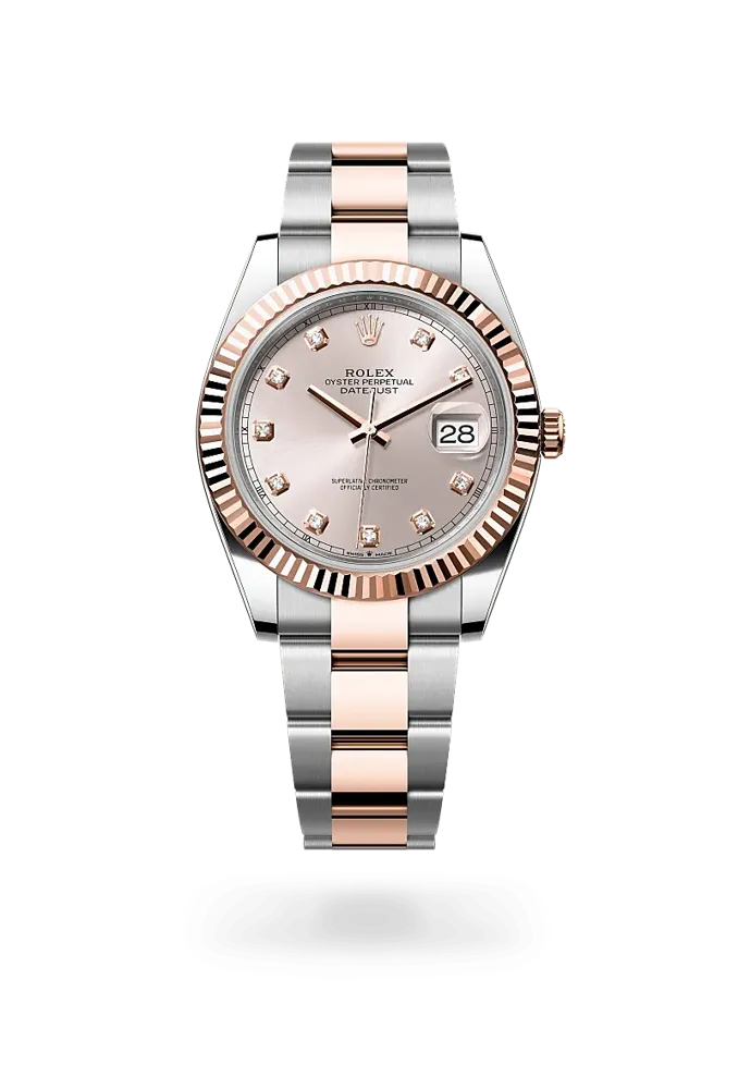 Rolex Datejust 126331, reference 126331-0007, stainless steel and rose gold case