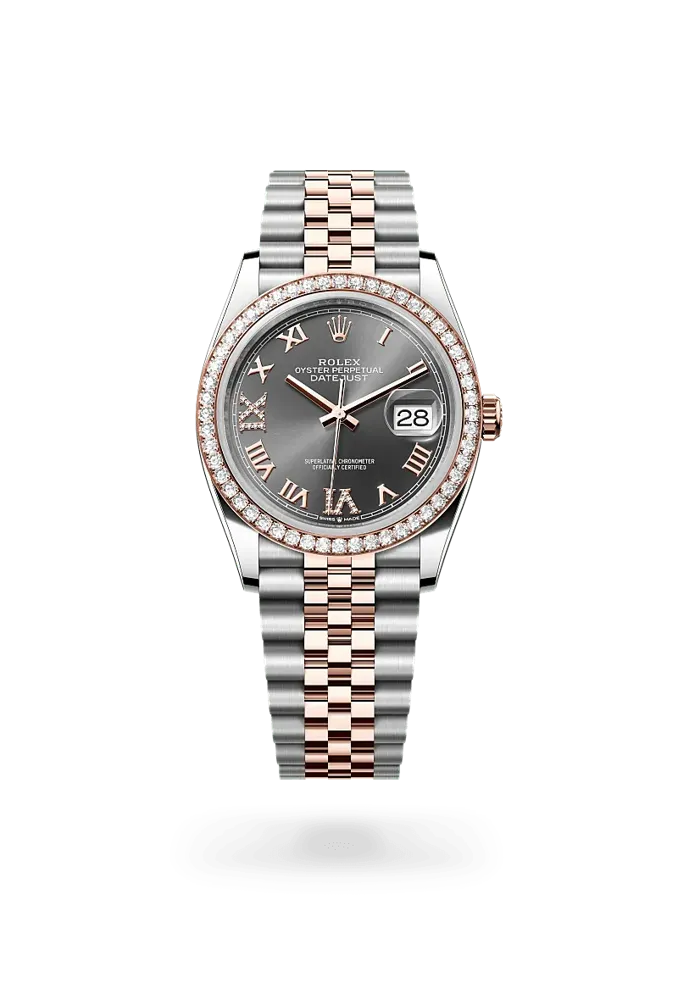 Rolex Datejust 36 126281RBR, reference 126281RBR-0011, stainless steel and rose gold case