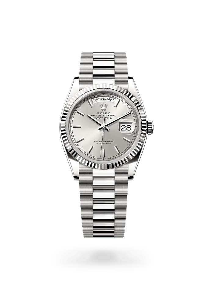 Rolex Day-Date 36 128239, reference 128239-0005, white gold case