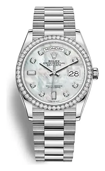 Rolex Day-Date 36 128349RBR, reference 128349RBR-0004, white gold case