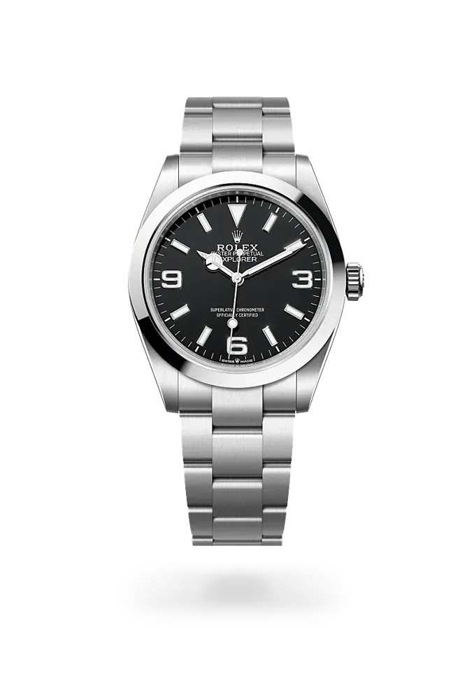Rolex Explorer 40, reference 224270-0001, black dial, stainless steel case