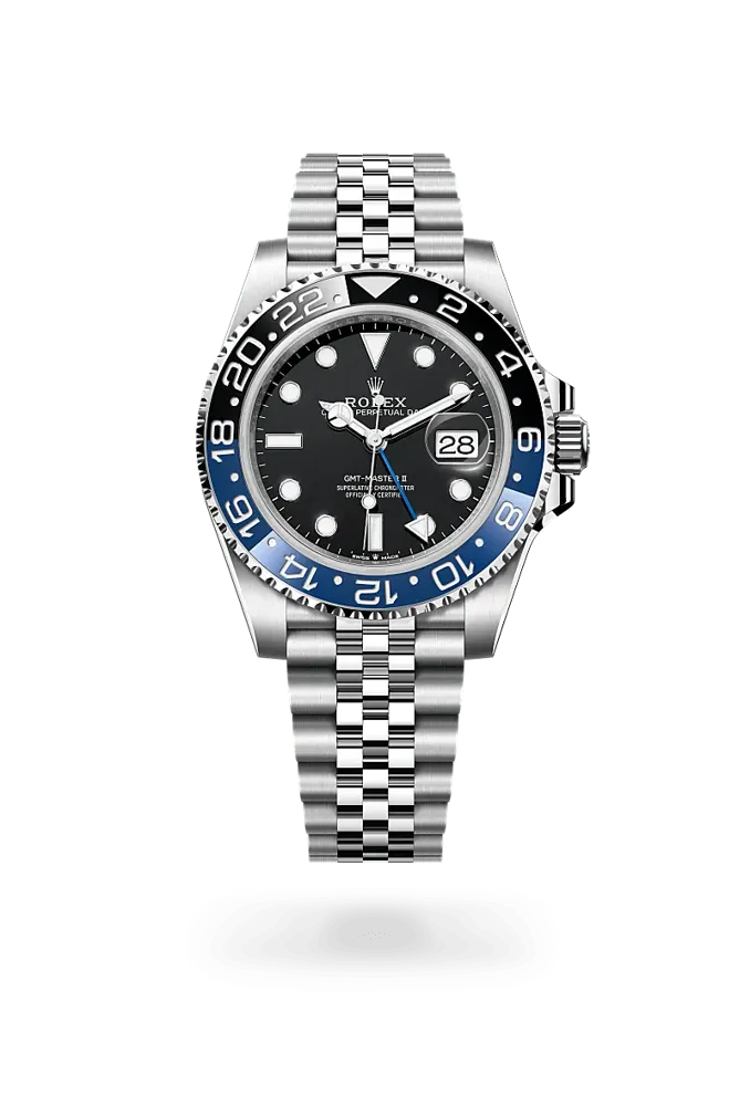 Rolex GMT-Master II 126710BLNR, reference 126710BLNR-0002, black dial, stainless steel case