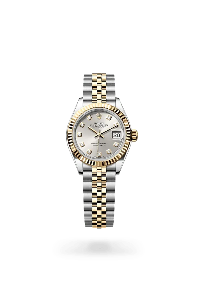 Rolex Lady-Datejust 279173, reference 279173-0007, silver dial, stainless steel and yellow gold case