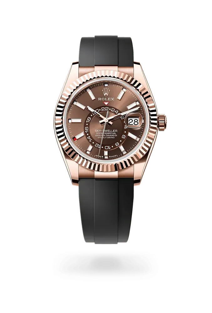 Rolex Sky-Dweller 336235, reference 336235-0002, rose gold case