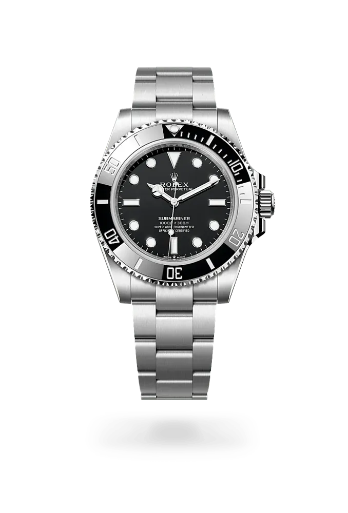 Rolex Submariner 124060, reference 124060-0001, black dial, stainless steel case