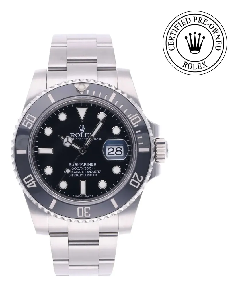 Rolex Submariner Date 116610LN, reference 116610LN, black dial, stainless steel case
