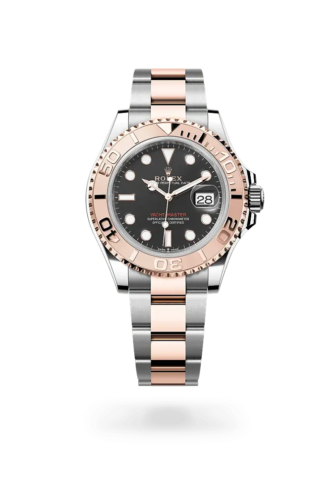 Rolex Yacht-Master 40 126621, reference 126621-0002, black dial, stainless steel and rose gold case