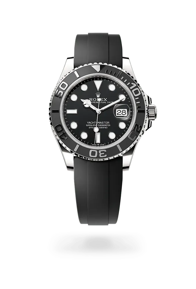 Rolex Yacht-Master 42, reference 226659-0002, black dial, white gold case
