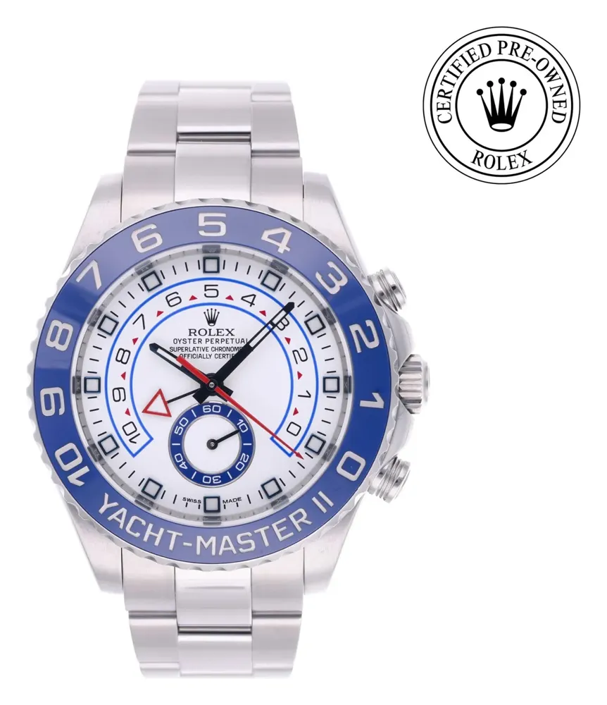 Rolex Yacht-Master II 116680, reference 116680, white dial, stainless steel case