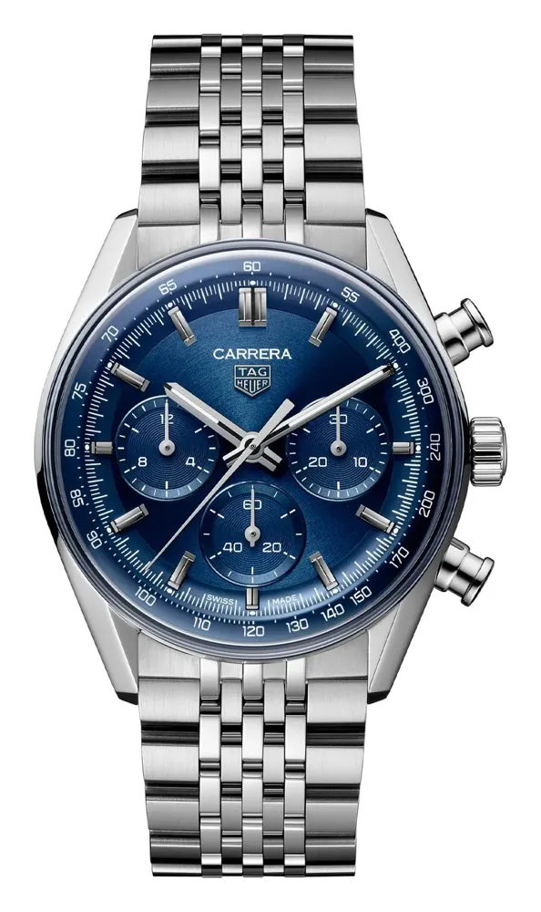 TAG Heuer Carrera Chronograph 41 Blue, reference CBS2113.BA0053, blue dial, stainless steel case