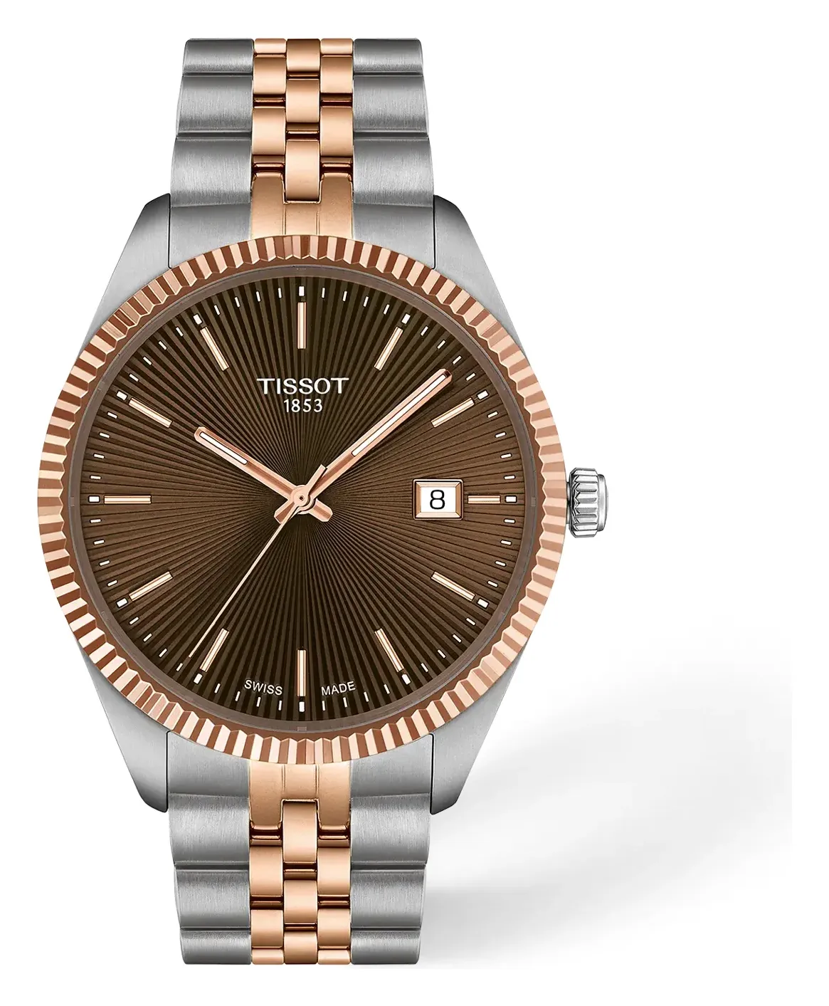 Tissot Ballade 40mm T1564102229101, reference T1564102229101, brown dial, stainless steel case