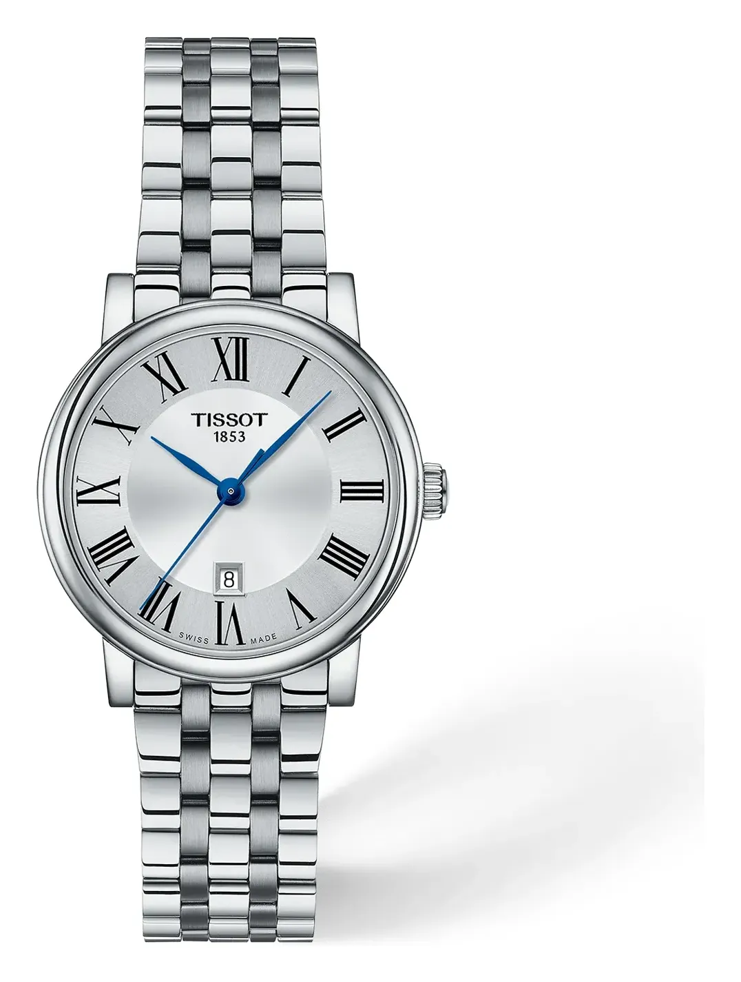 Tissot Carson Premium 30mm T1222101103300, reference T1222101103300, silver dial, stainless steel case