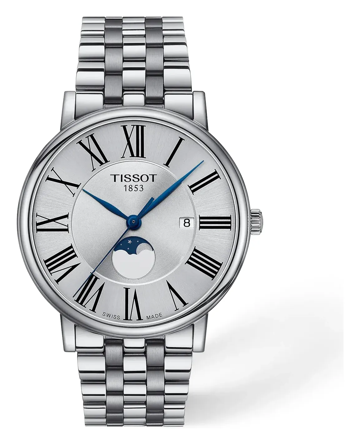 Tissot Carson Premium 40mm, reference T1224231103300, silver dial, stainless steel case