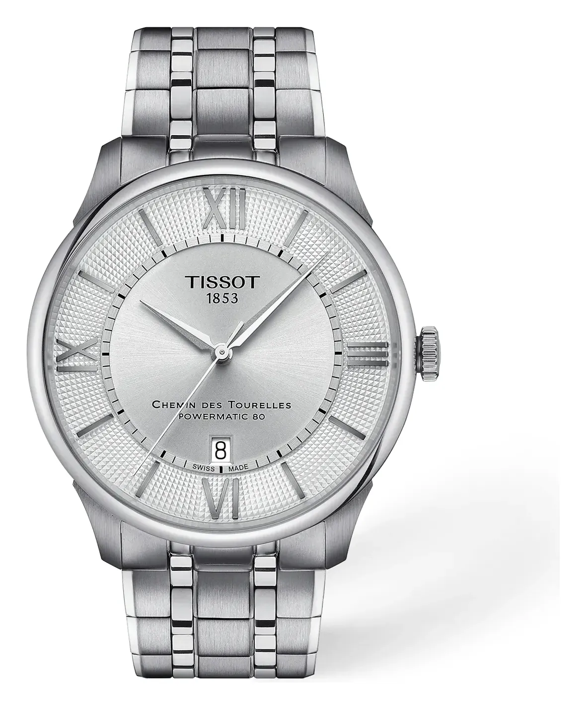 Tissot Chemin Des Tourelles 42mm T1394071103800, reference T1394071103800, silver dial, stainless steel case