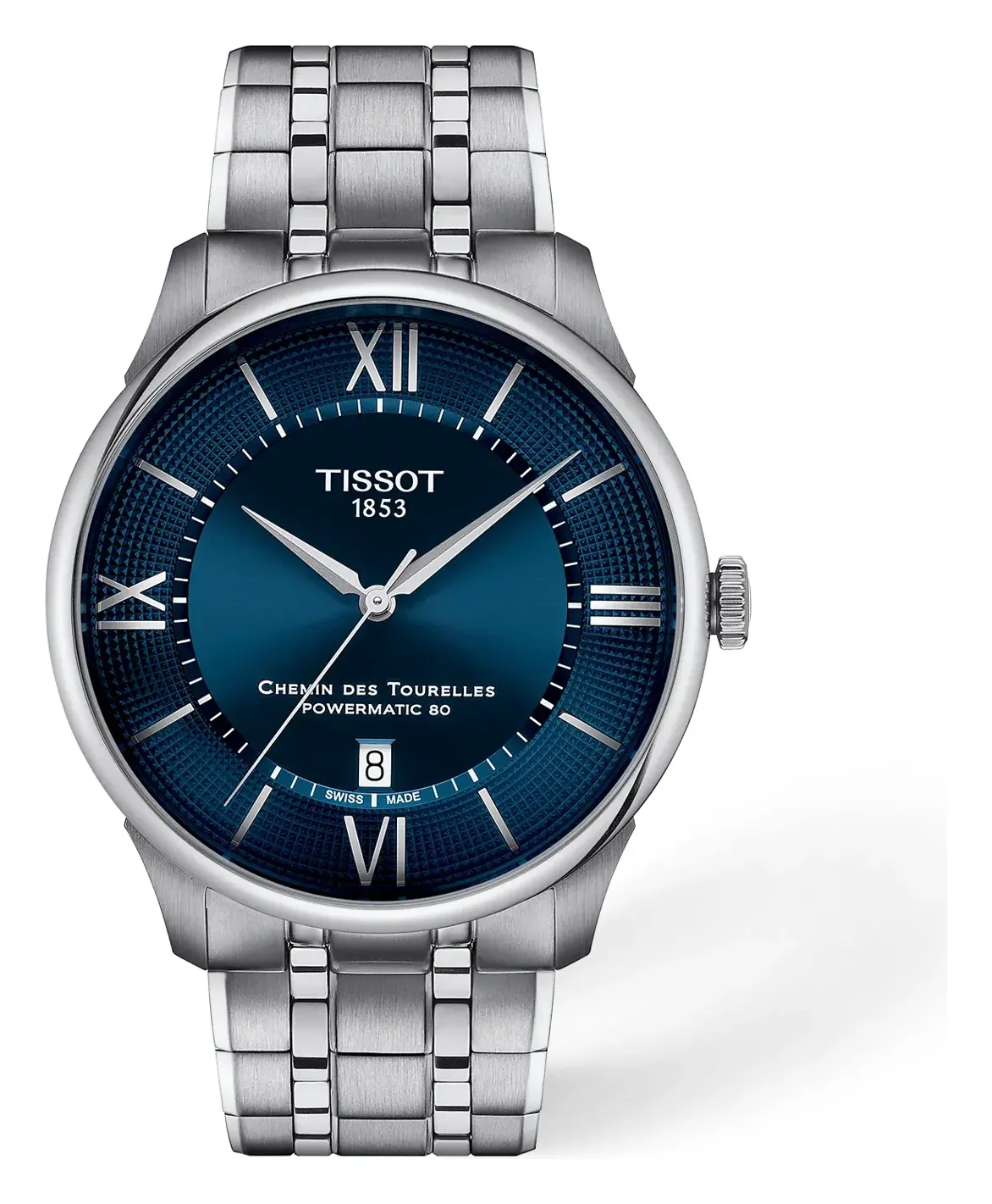 Tissot Chemin Des Tourelles 42mm T1394071104800, reference T1394071104800, blue dial, stainless steel case
