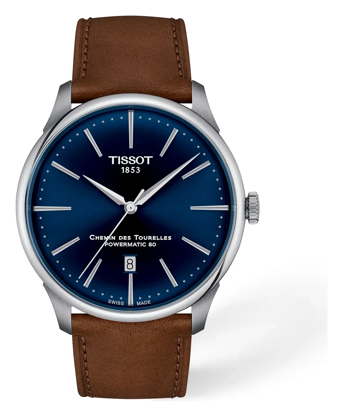 Tissot Chemin des Tourelles 42mm T1394071604100, reference T1394071604100, blue dial, stainless steel case