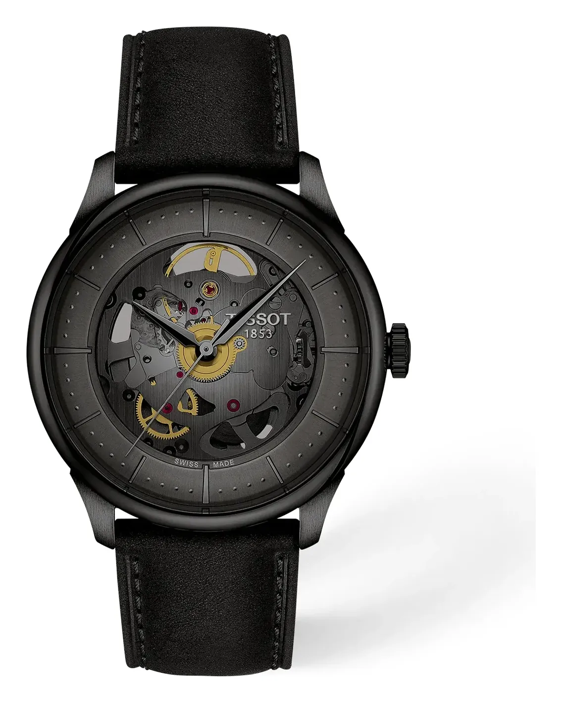Tissot Chemin Des Tourelles Skeleton 39mm T1398363644100, reference T1398363644100, stainless steel case