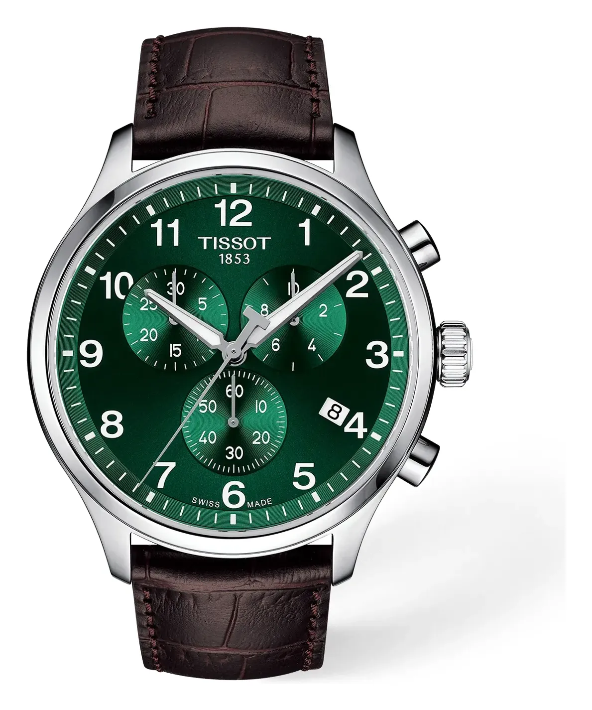 Tissot Chrono XL Classic 45mm T1166171609200, reference T1166171609200, green dial, stainless steel case