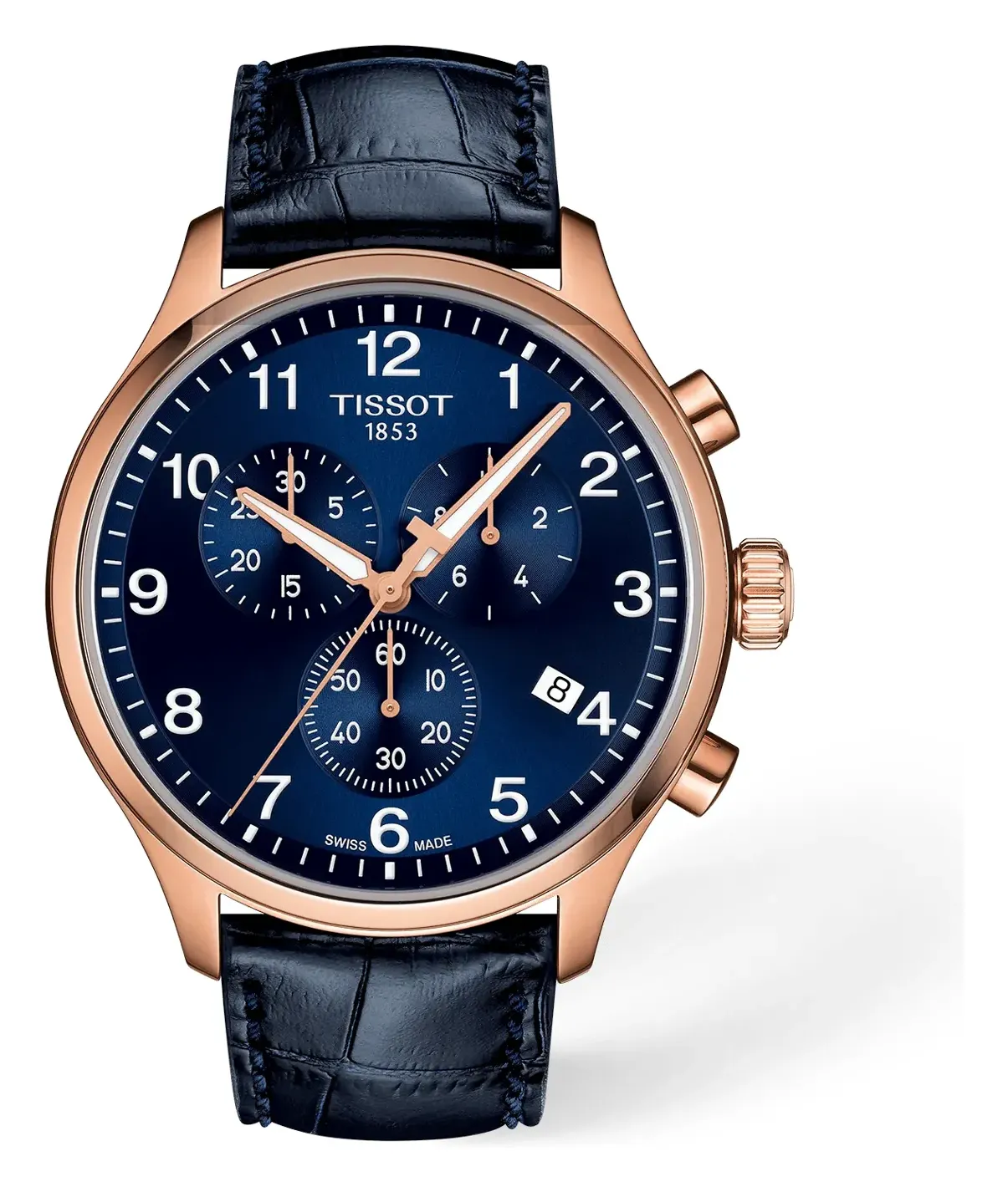 Tissot Chrono XL Classic 45mm T1166173604200, reference T1166173604200, blue dial, stainless steel case