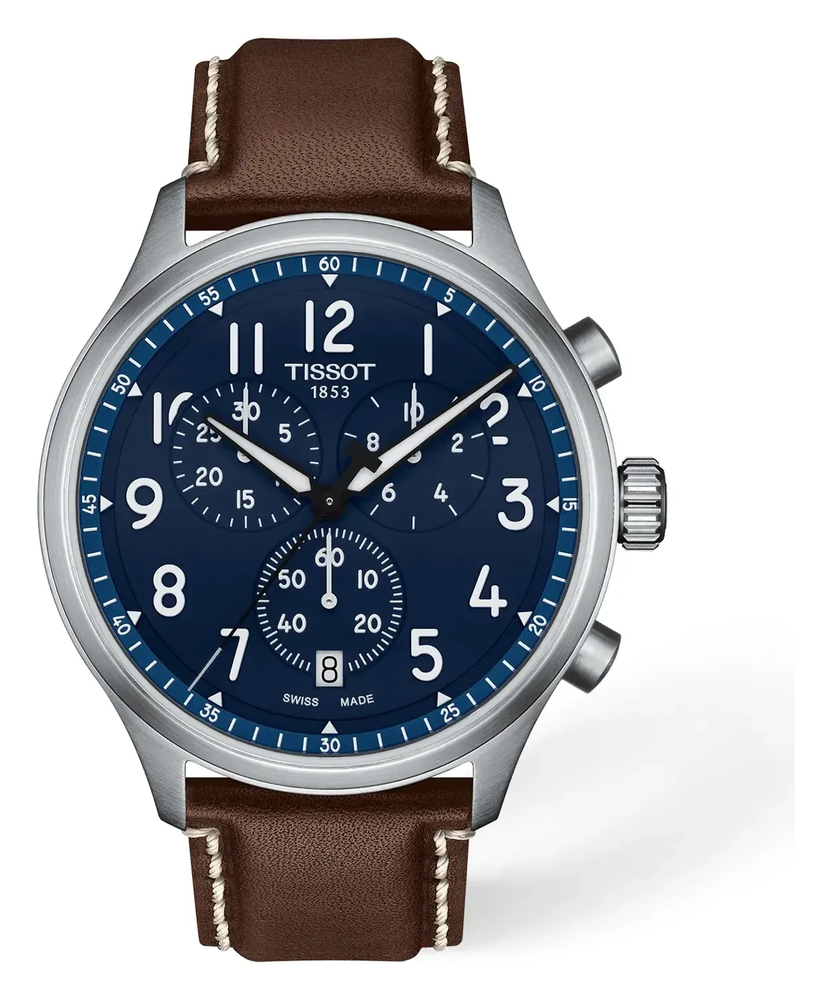 Tissot Chrono XL Vintage 45mm T1166171604200, reference T1166171604200, blue dial, stainless steel case