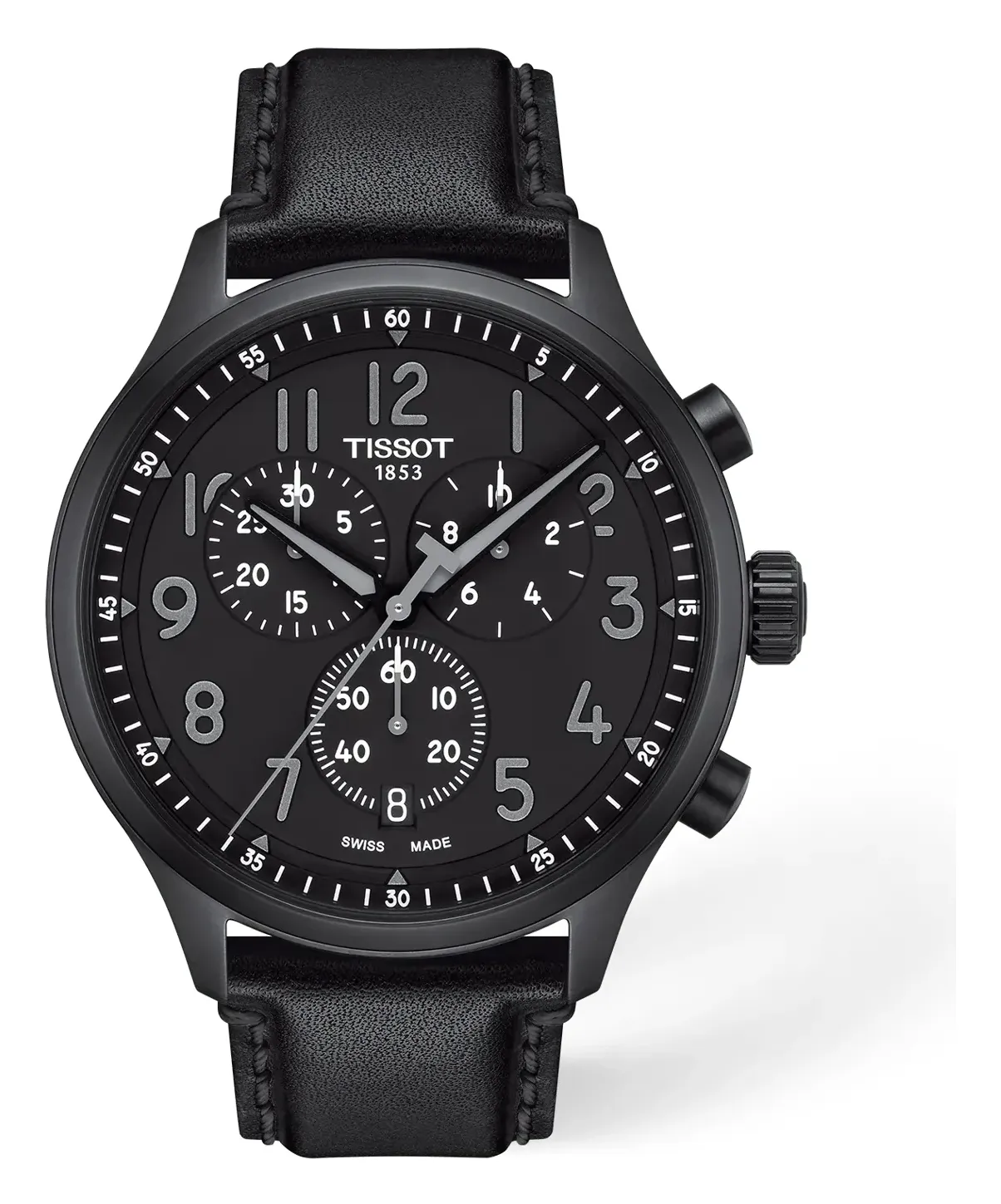 Tissot Chrono XL Vintage 45mm T1166173605200, reference T1166173605200, black dial, stainless steel case