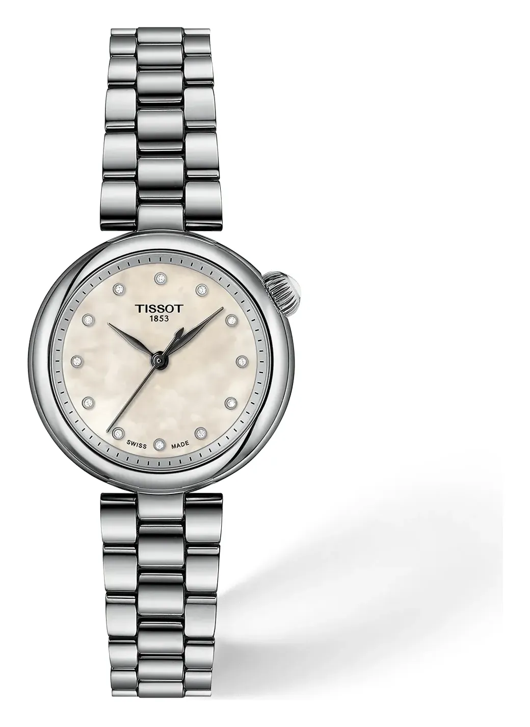 Tissot Desir 28mm T1520101111600, reference T1520101111600, white dial, stainless steel case