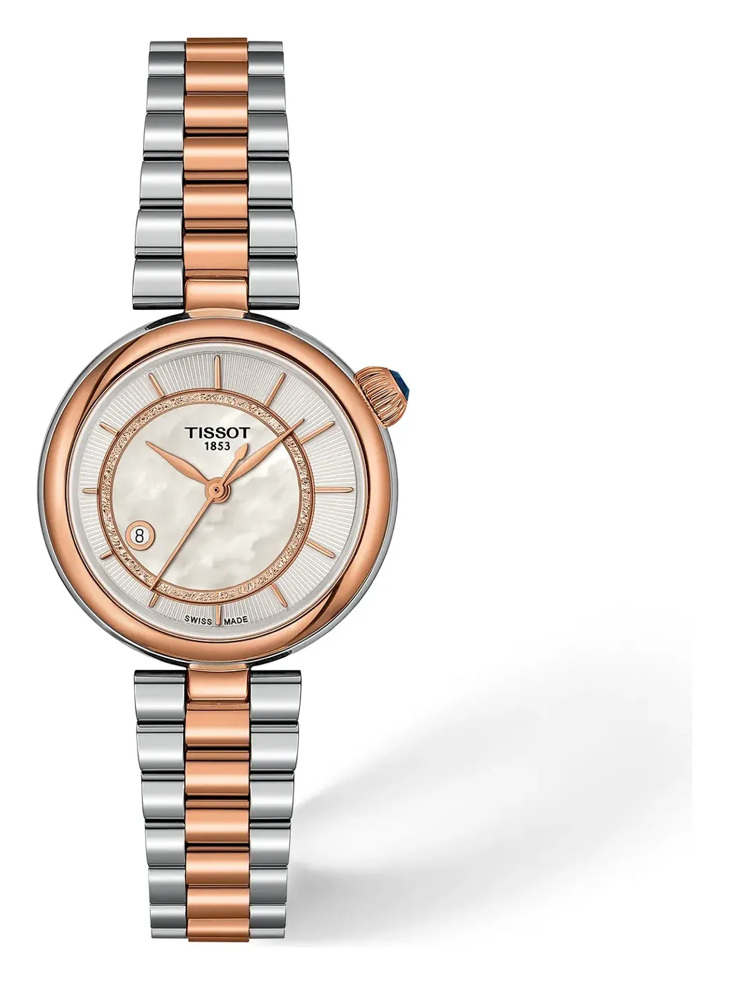 Tissot Désir 28mm T1522072211100, reference T1522072211100, white dial, stainless steel case
