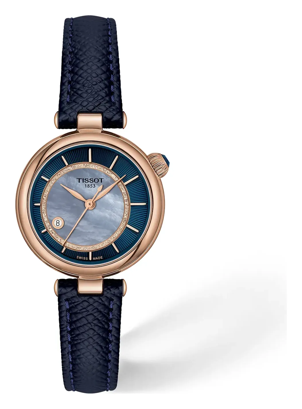 Tissot Désir 28mm T1522073613100, reference T1522073613100, blue dial, stainless steel case