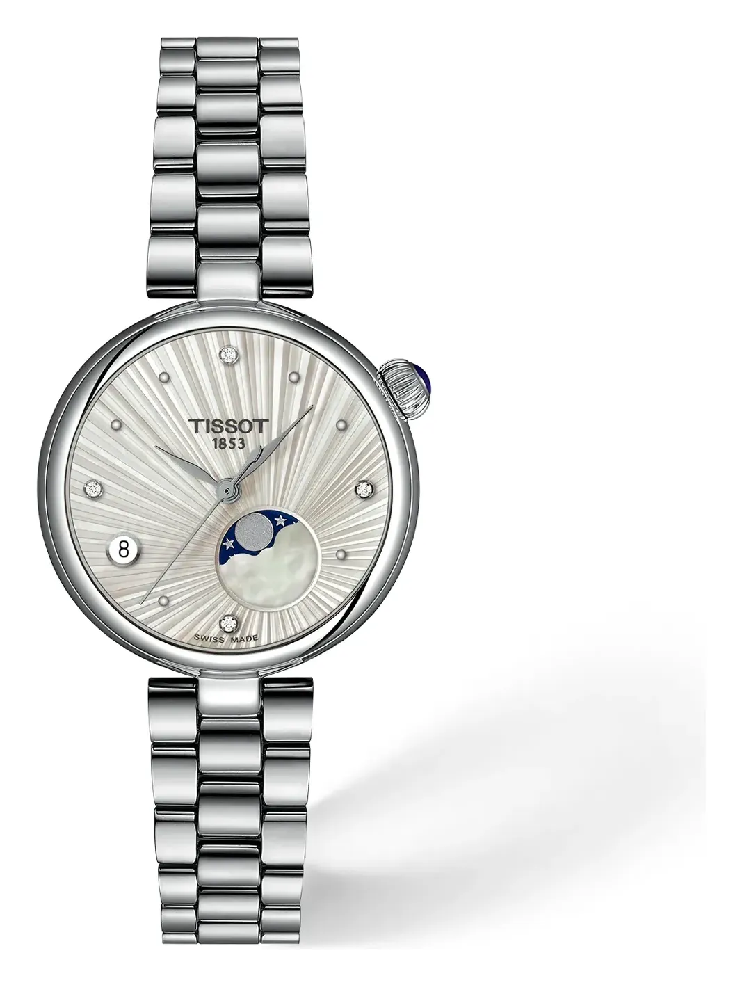 Tissot Desir 29.6mm T1522231103600, reference T1522231103600, silver dial, stainless steel case