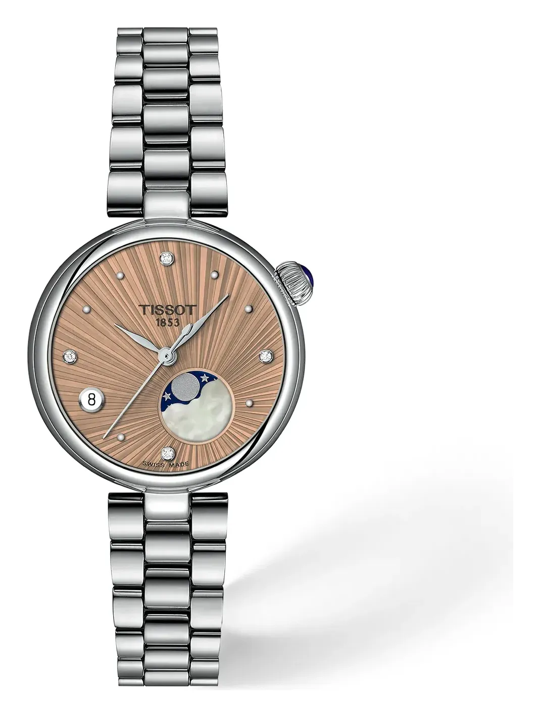 Tissot Desir 29.6mm T1522231154600, reference T1522231154600, beige dial, stainless steel case