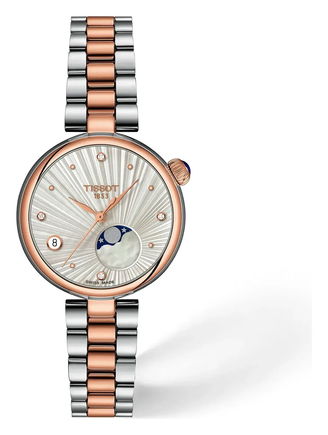 Tissot Desir 29.6mm T1522232203600, reference T1522232203600, silver dial, stainless steel case