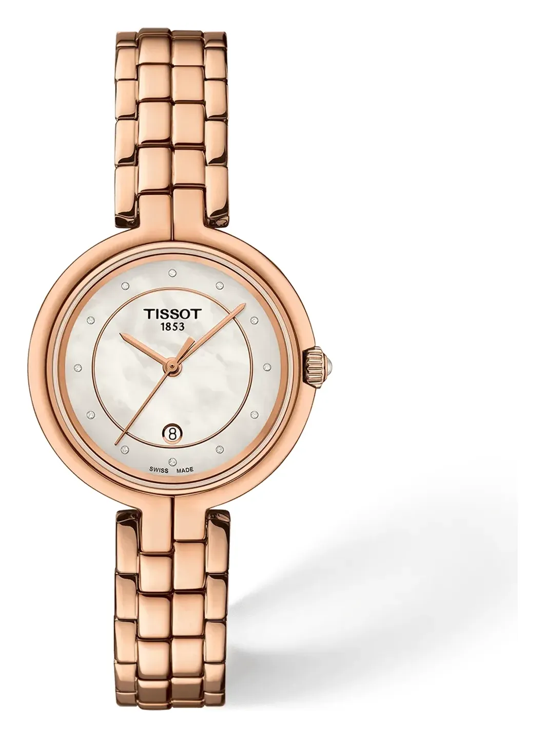 Tissot Flamingo 30mm T0942103311602, reference T0942103311602, white dial, stainless steel case