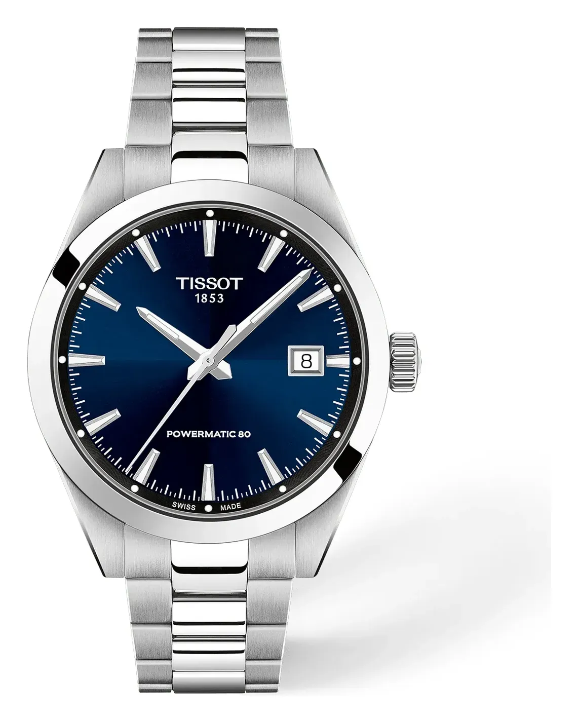 Tissot Gentleman 38mm T1658071104100, reference T1658071104100, blue dial, stainless steel case