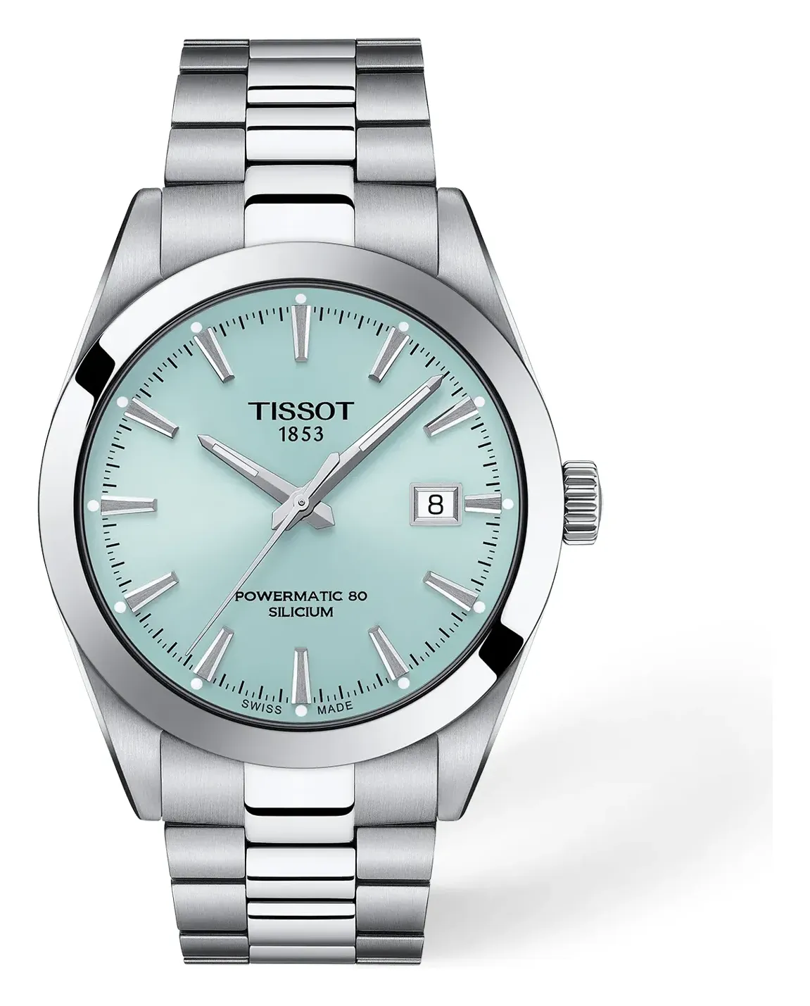 Tissot Gentleman 40mm T1274071135100, reference T1274071135100, blue dial, stainless steel case